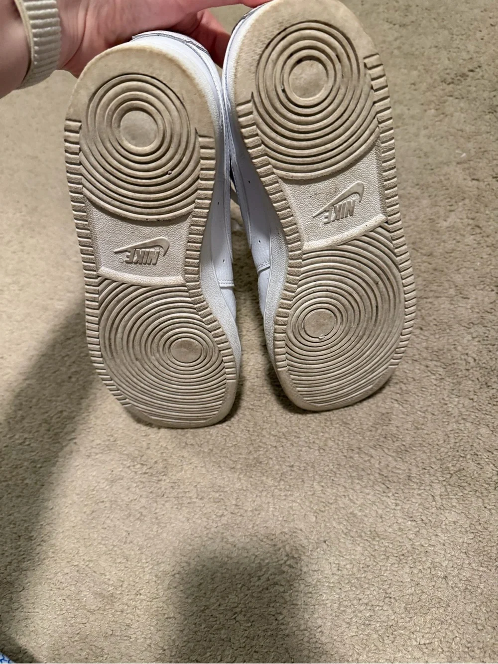 Nike White Low-Top Sneakers
